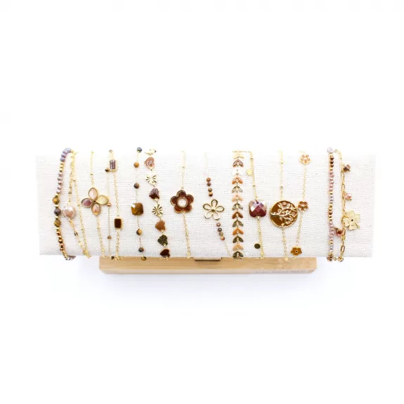copy of Pack de 12 bracelets acier - argenté noir